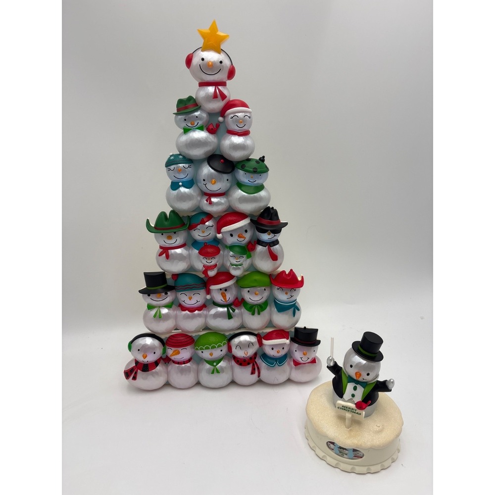 Hallmark Christmas Concert Snowmen Full Set & Conductor, 2014, Wireless, Works